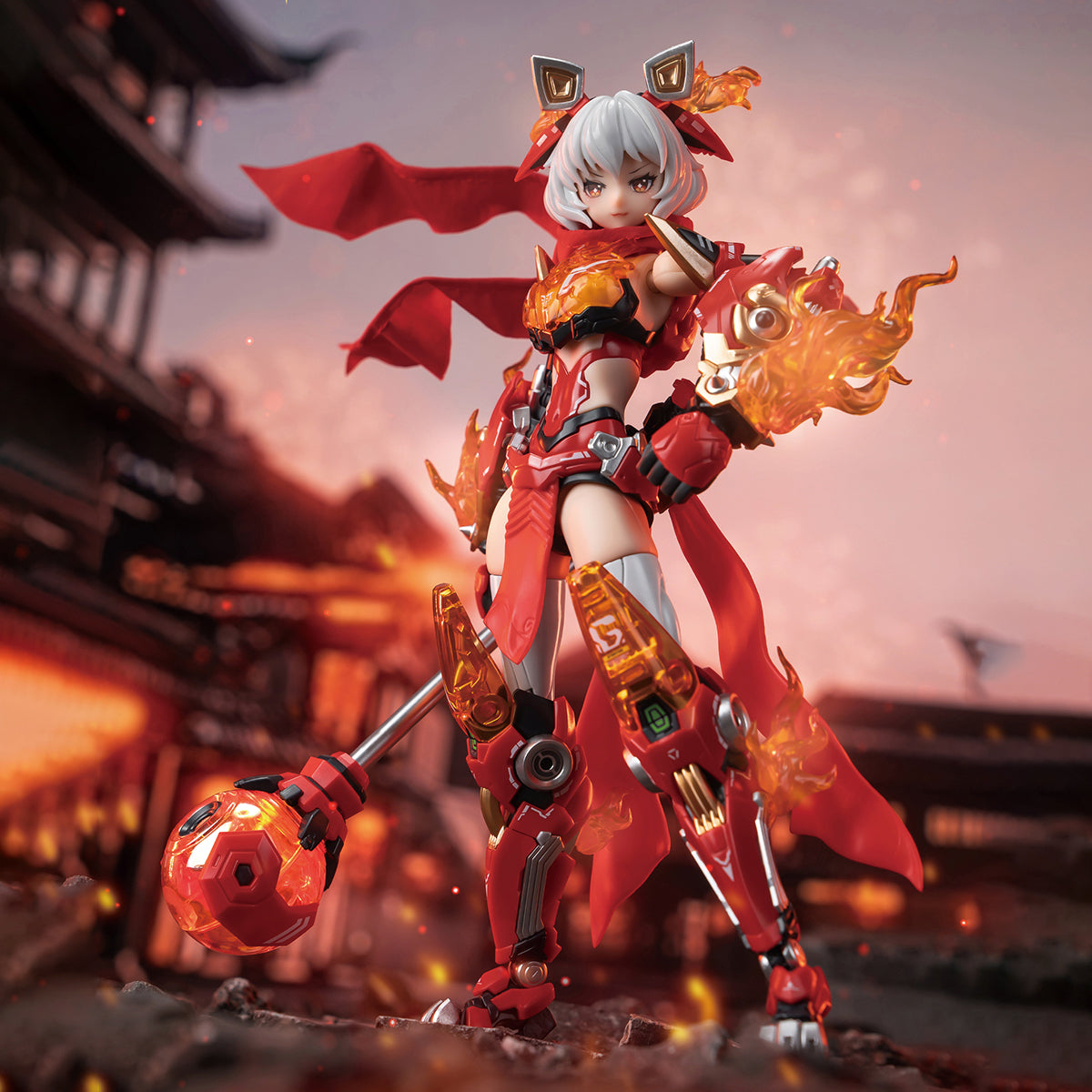 E-Model 1/12 Eternal Daylight: Ling King Awakening Lion - Festive Blessings Assembly Model Kits