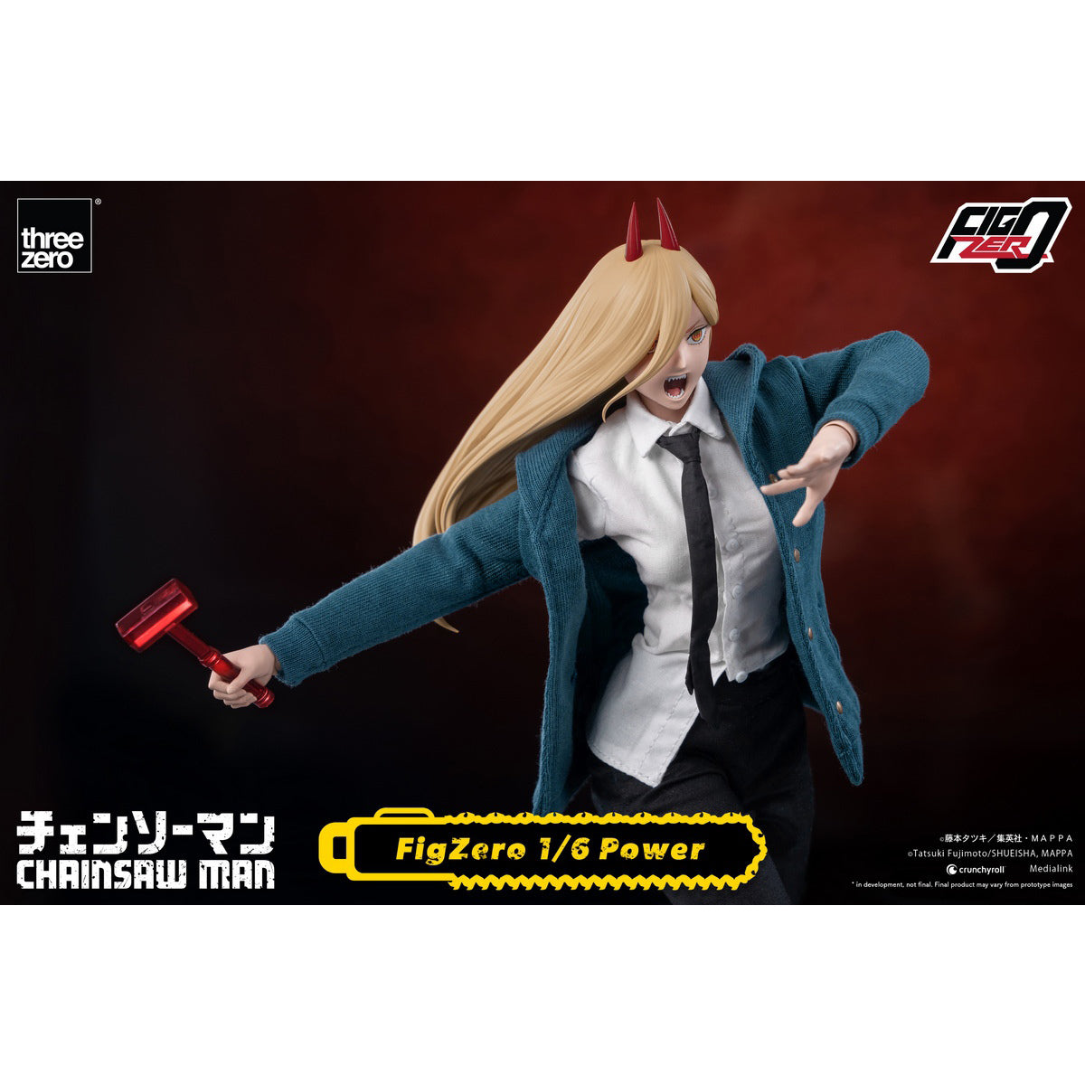 Threezero 3Z04080M0 CHAINSAW MAN Power & 3Z04070M0 CHAINSAW MAN Denji 1/6 Scale Action Figure
