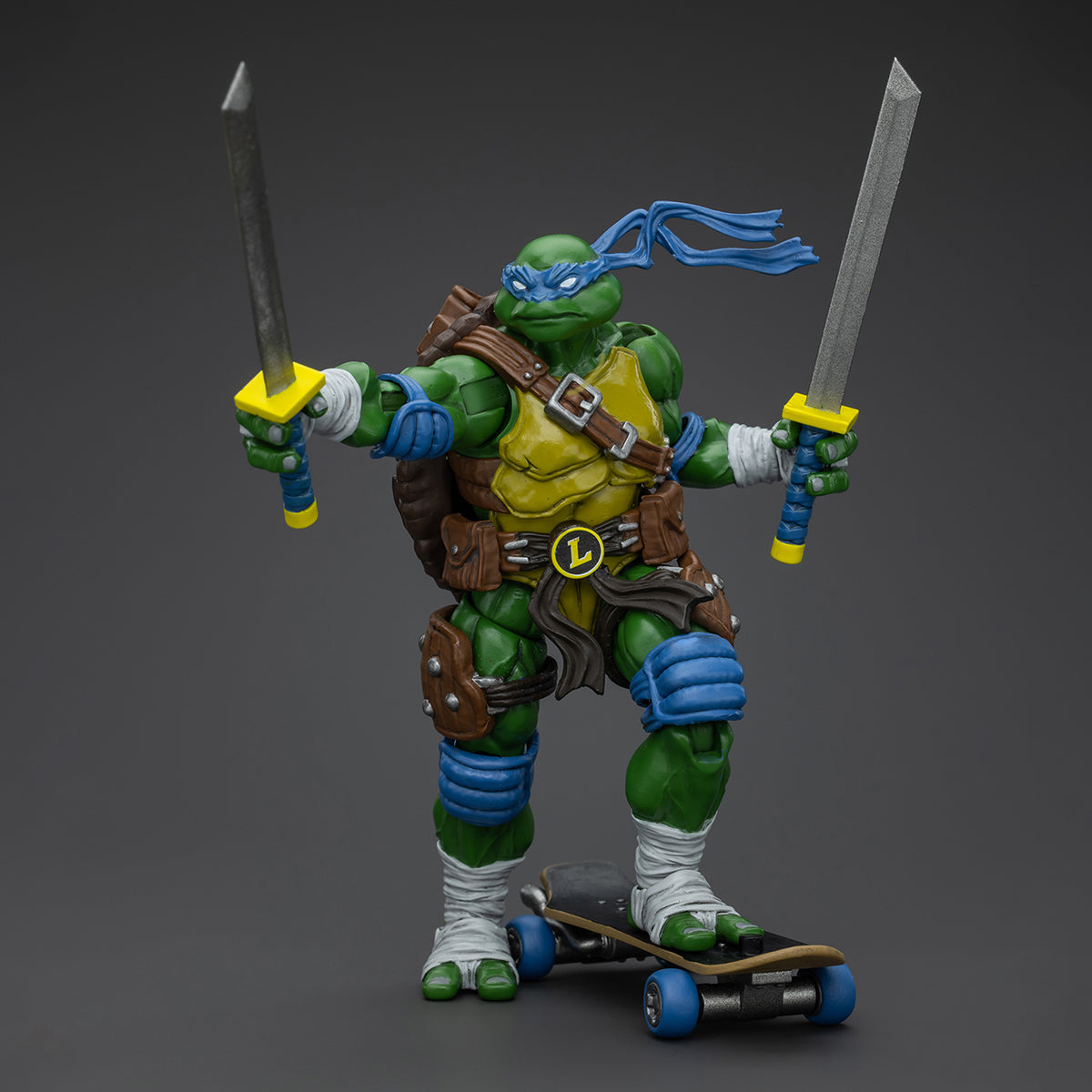 Série JOYTOY TMNT : Tortues Ninja - Figurines Leonardo à l'échelle 1:18