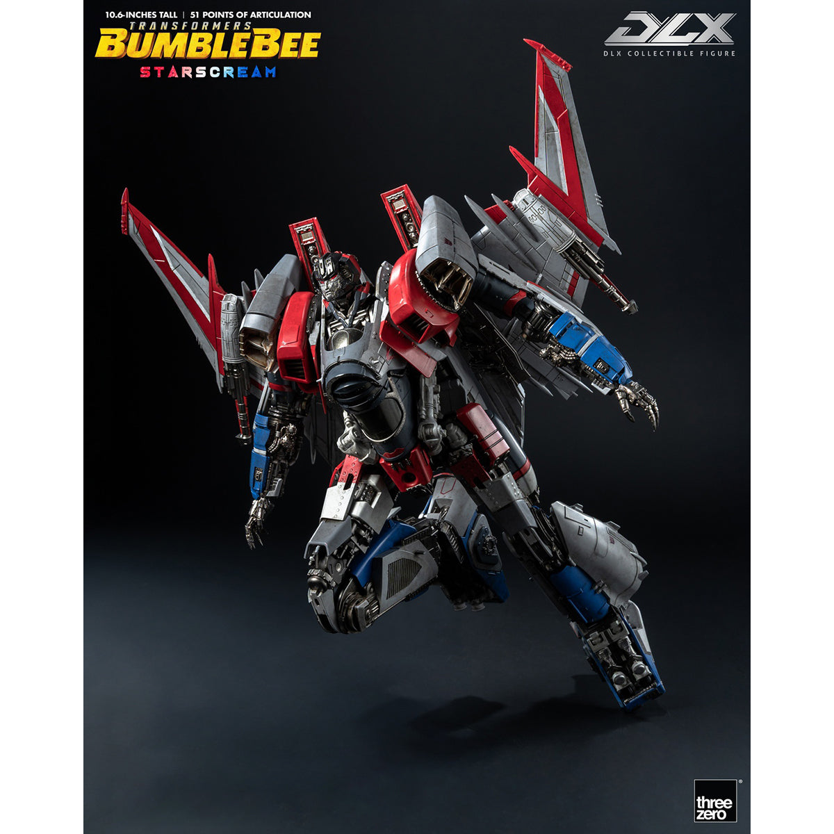 Threezero Transformers: Bumblebee DLX Starscream 3Z09430W0 Action Figure