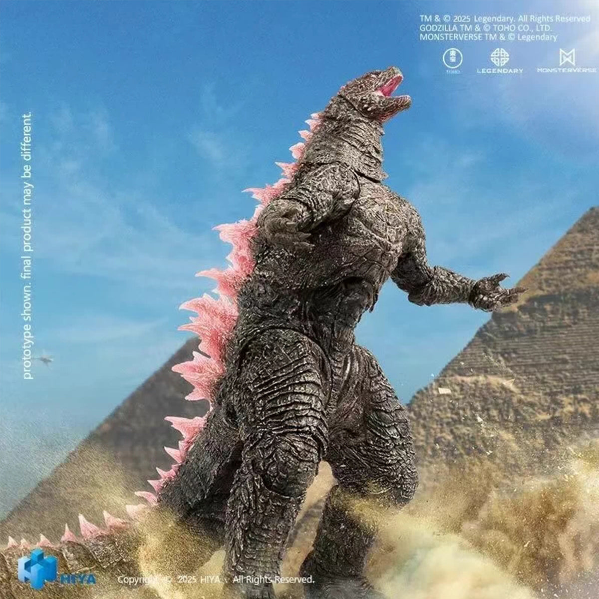 HIYA, EXQUISITE BASIC Godzilla vs. Kong: The New Empire - Thermal Radiation Godzilla EBG0439, Action Figures