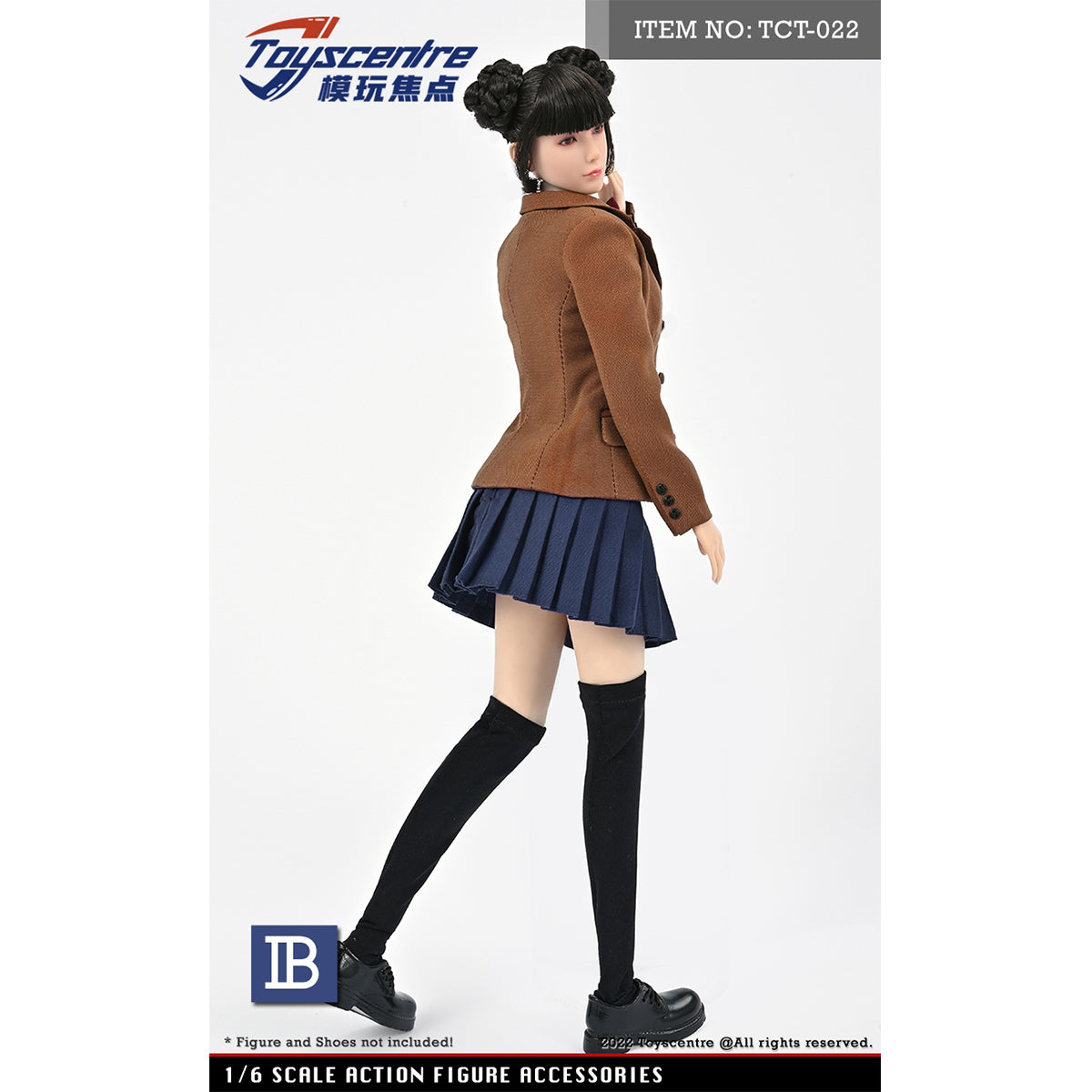 Toyscentre, Female Suit Skirt Set, Doll Clothes Accessory for 12-inches Action Figurine