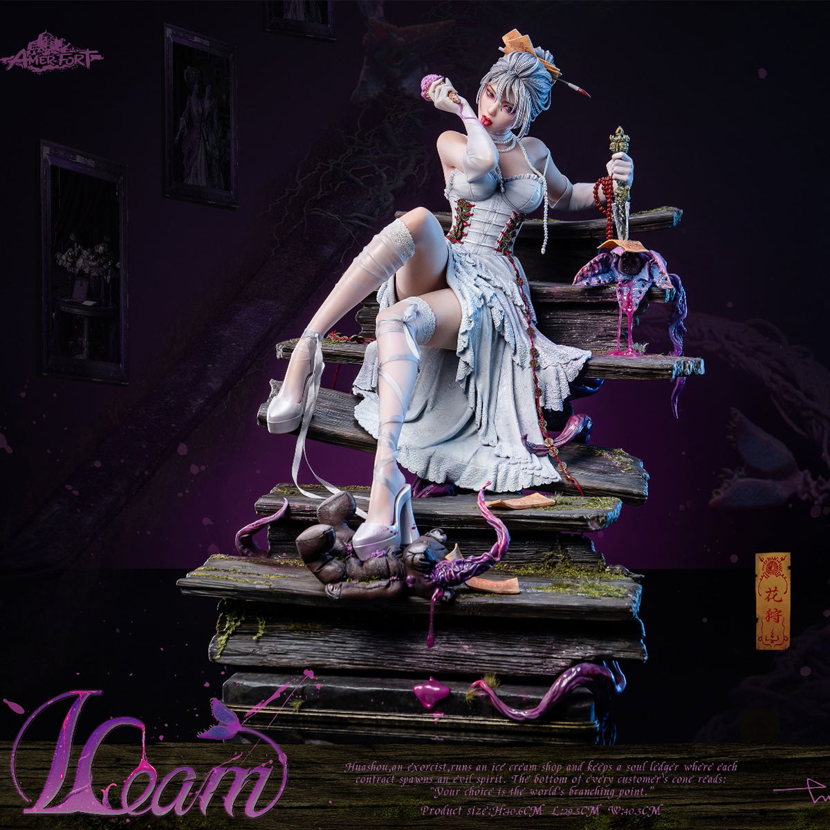 PIJI & LouLL Aroll, Hua Shou, 1/4 Scale Art Figurine