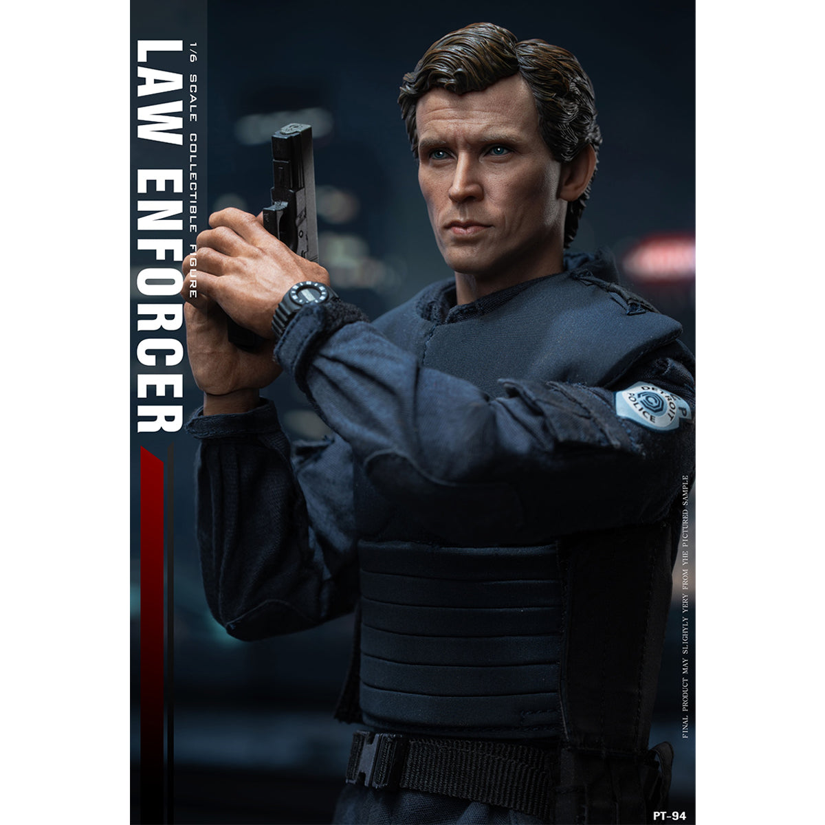 PRESENT TOYS Collectible Toy Series - Law Enforcer Action Figures