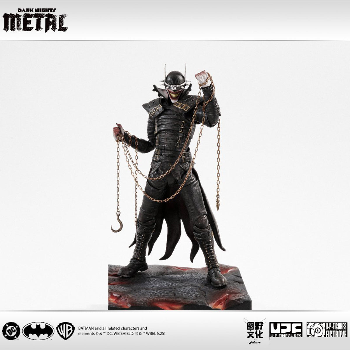 Round Field × U-P-Finegures Dark Nights: Metal - The Batman Who Laughs 1/12 Scale Action Figure