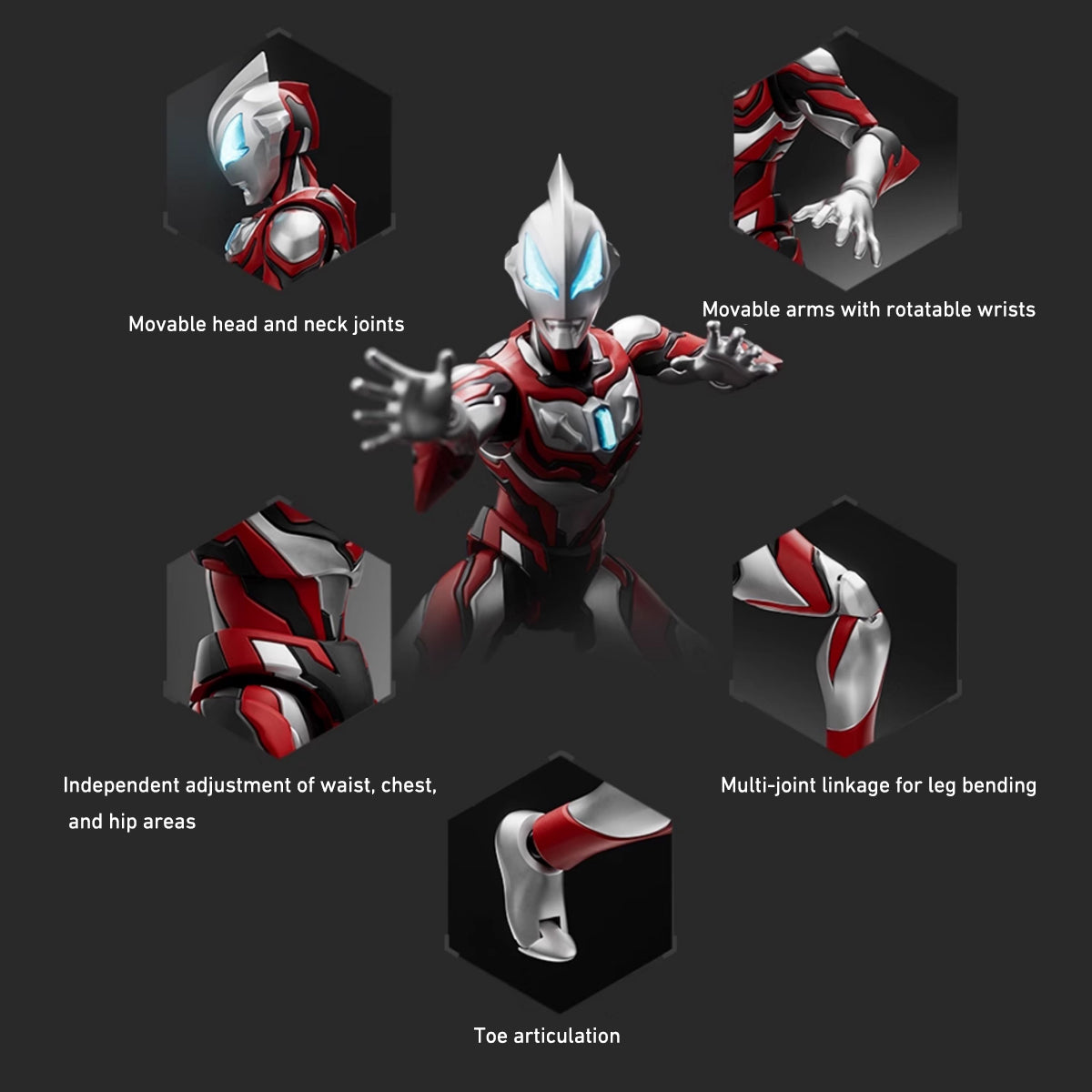 Blokees Ultraman Noah & Ultraman Geed Legendary Edition Assembly Model Kits