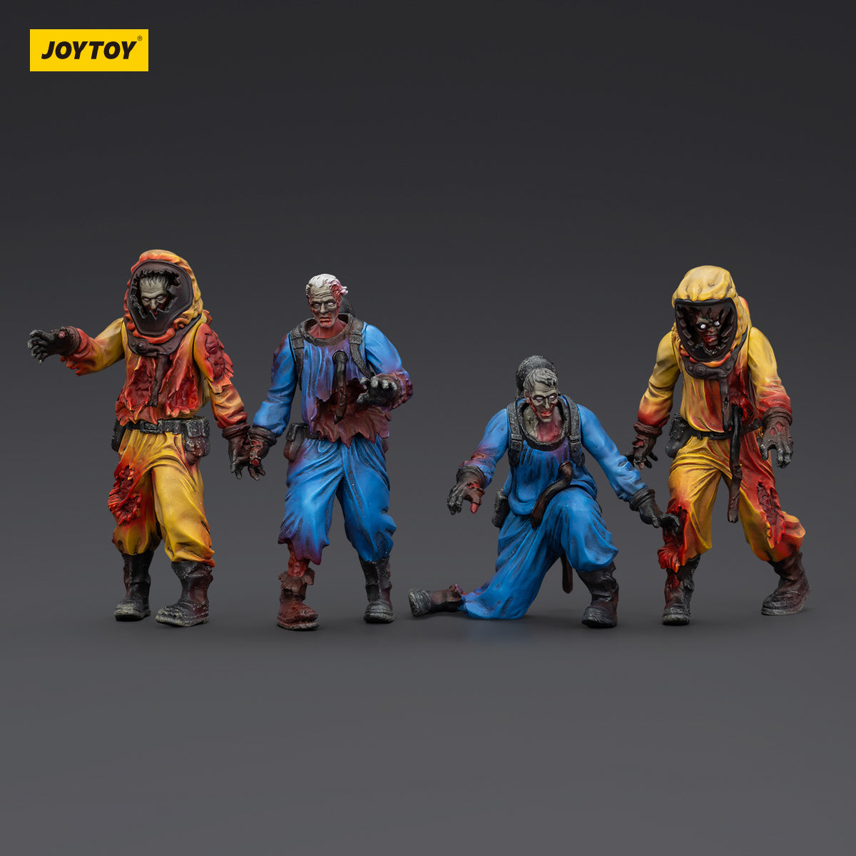 (Only Shipped to the US) JOYTOY 1/25 Dark Source Zombie Figure Biochemical Lab Team JT01550 Action Figures