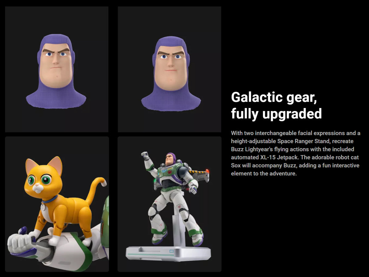 Robosen Buzz Lightyear Space Ranger Alpha Action Figures