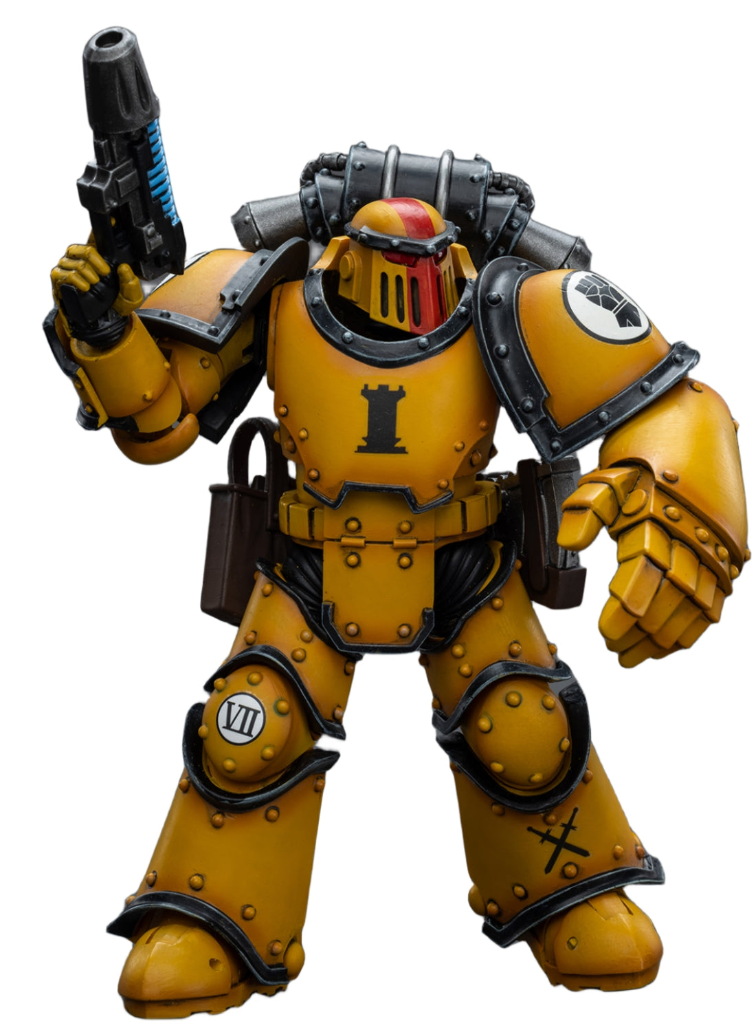 Figurine de collection JoyToy 40K : Imperial Fists Legion MkIII Tactical Squad Sergent avec Power Fist, échelle 1:18, figurines d'action JT9060