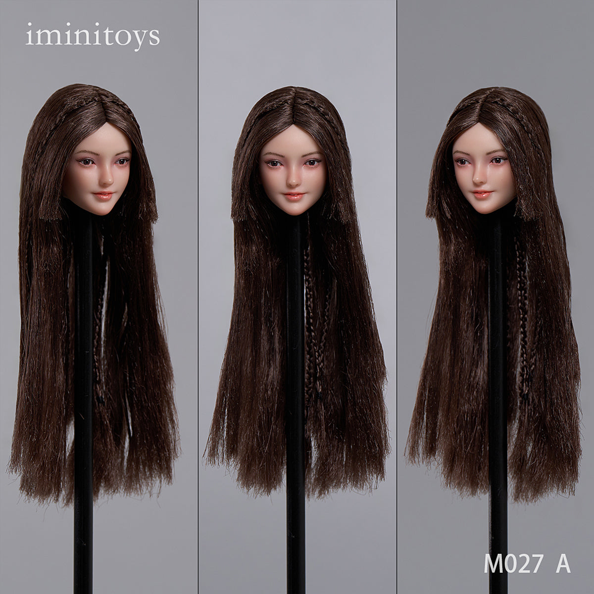 Iminitoys Xuan - Lolita Girl with Movable Eye Doll Head Sculpt Accessory Fit 1/6 Scale 12-inches Figure