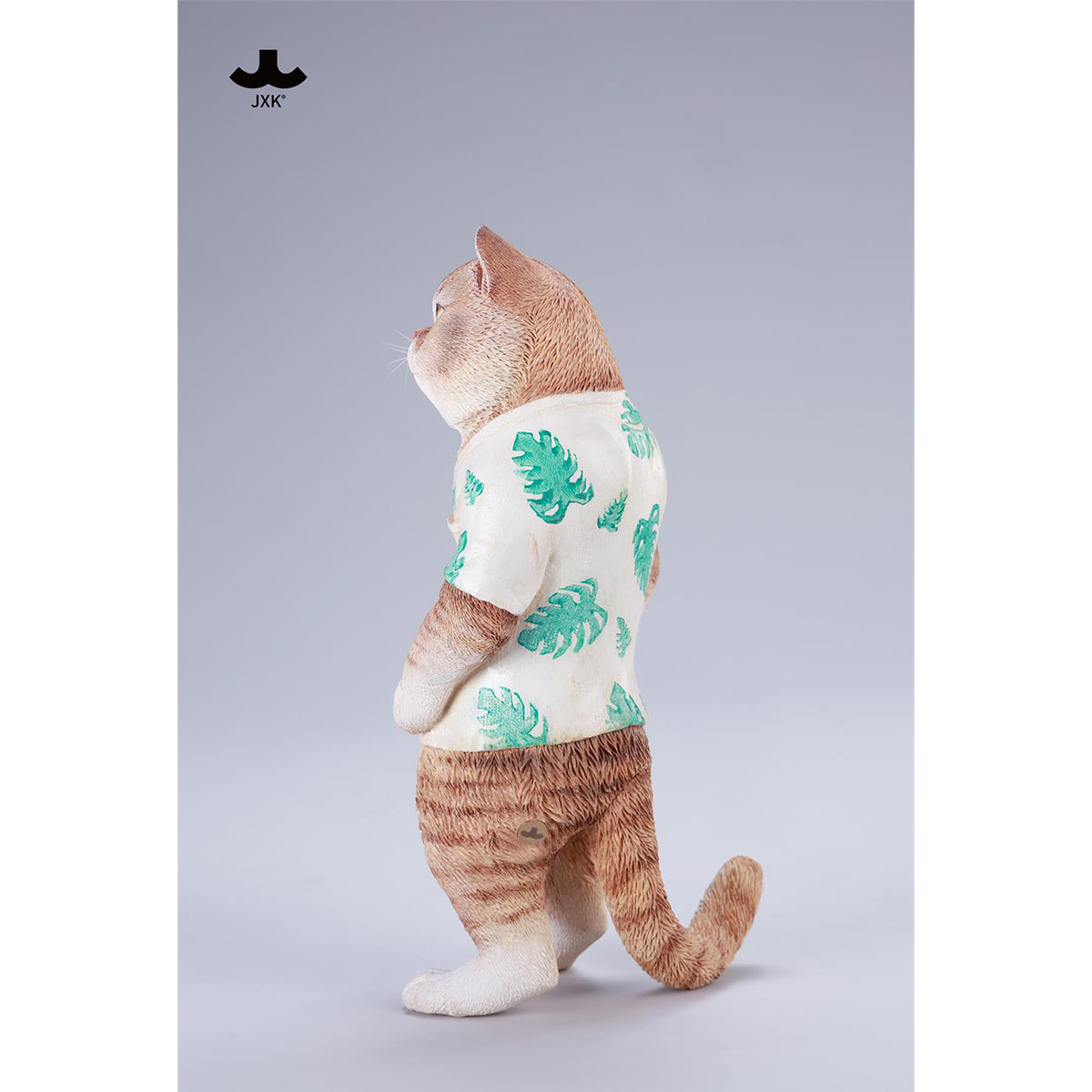 JXK, Tropical Cat Stand, Static Cat Animal Figurine