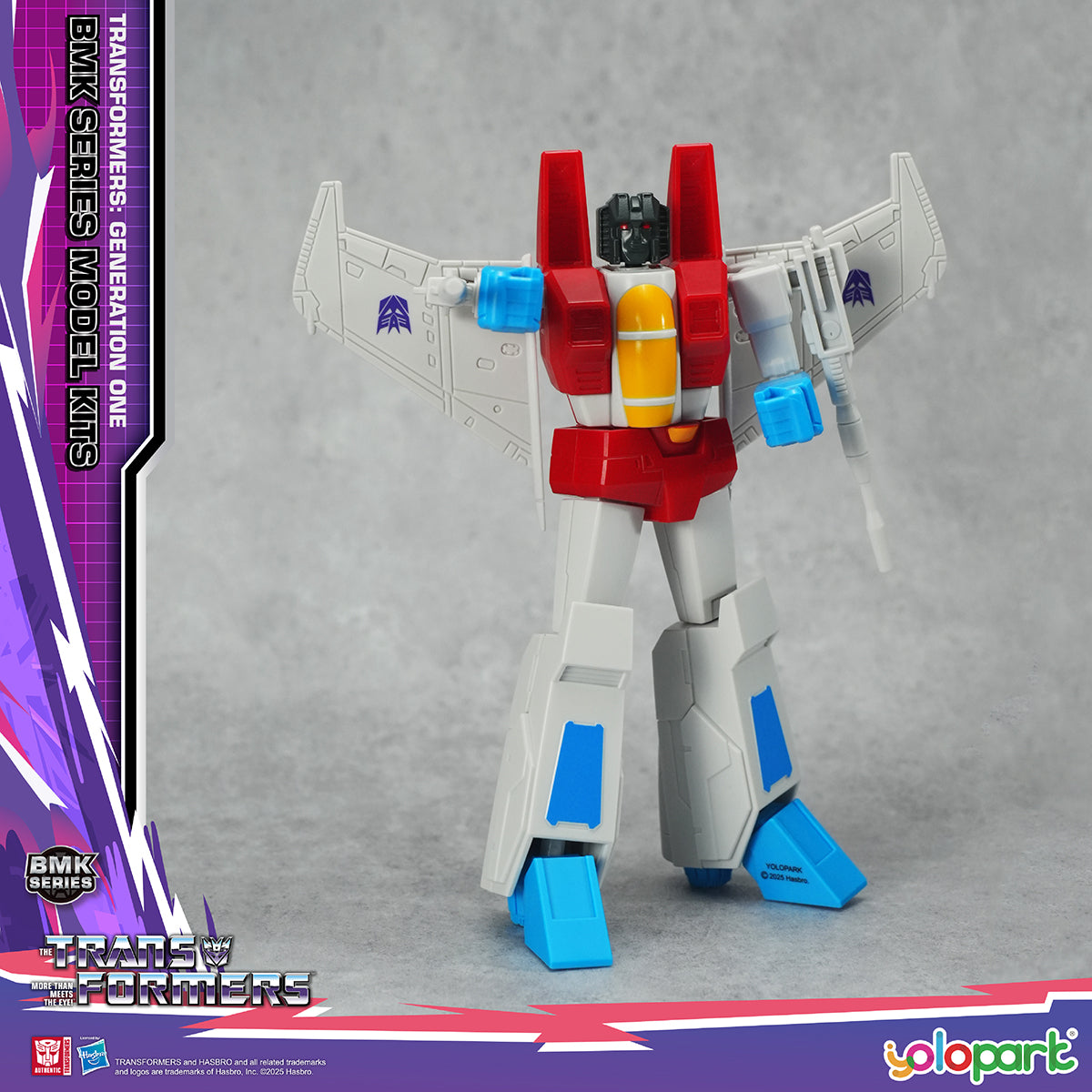 Yolopark Transformers G1 Animation BMK Optimus Prime Megatron Bumblebee Starscream Set Model Kit