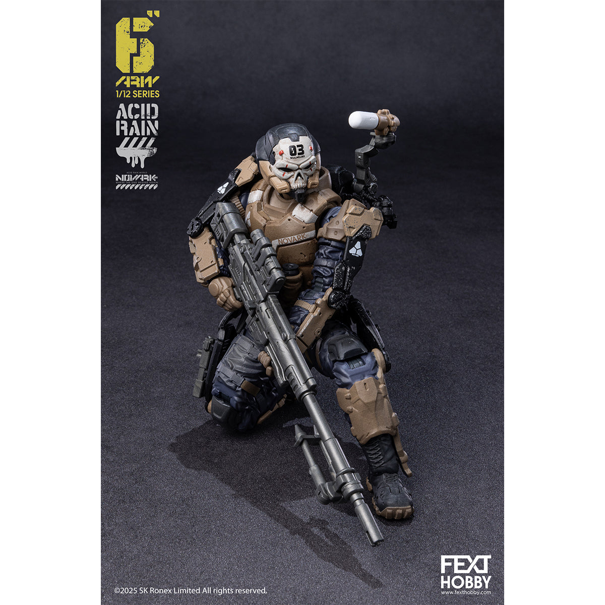 FEXT HOBBY Acid Rain World: Novark FXH-AR-001 THAME/FXH-AR-002 WAR BANNER/FXH-AR-003 SKULLWELDER/FXH-AR-004 PROTEUS 1/12 Scale Action Figure