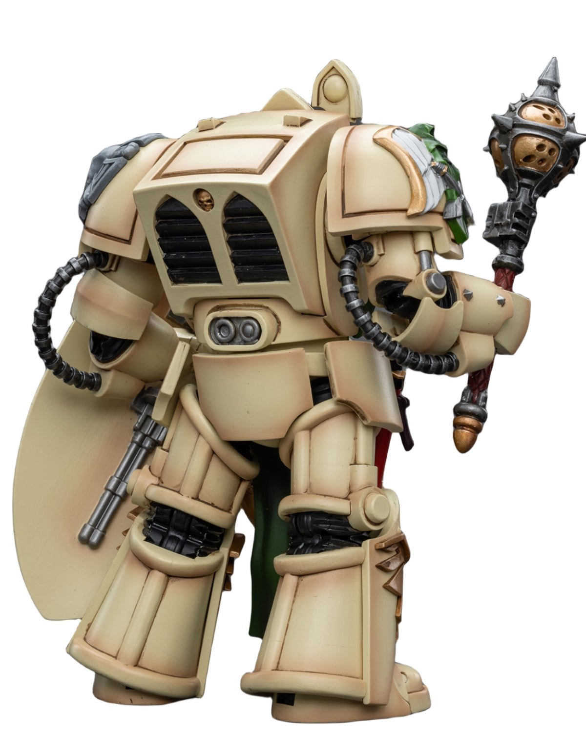 Figurine de collection JoyToy JT9213 40K : Chevalier de l'Aile de mort des Dark Angels avec masse d'absolution, 2 figurines à l'échelle 1:18