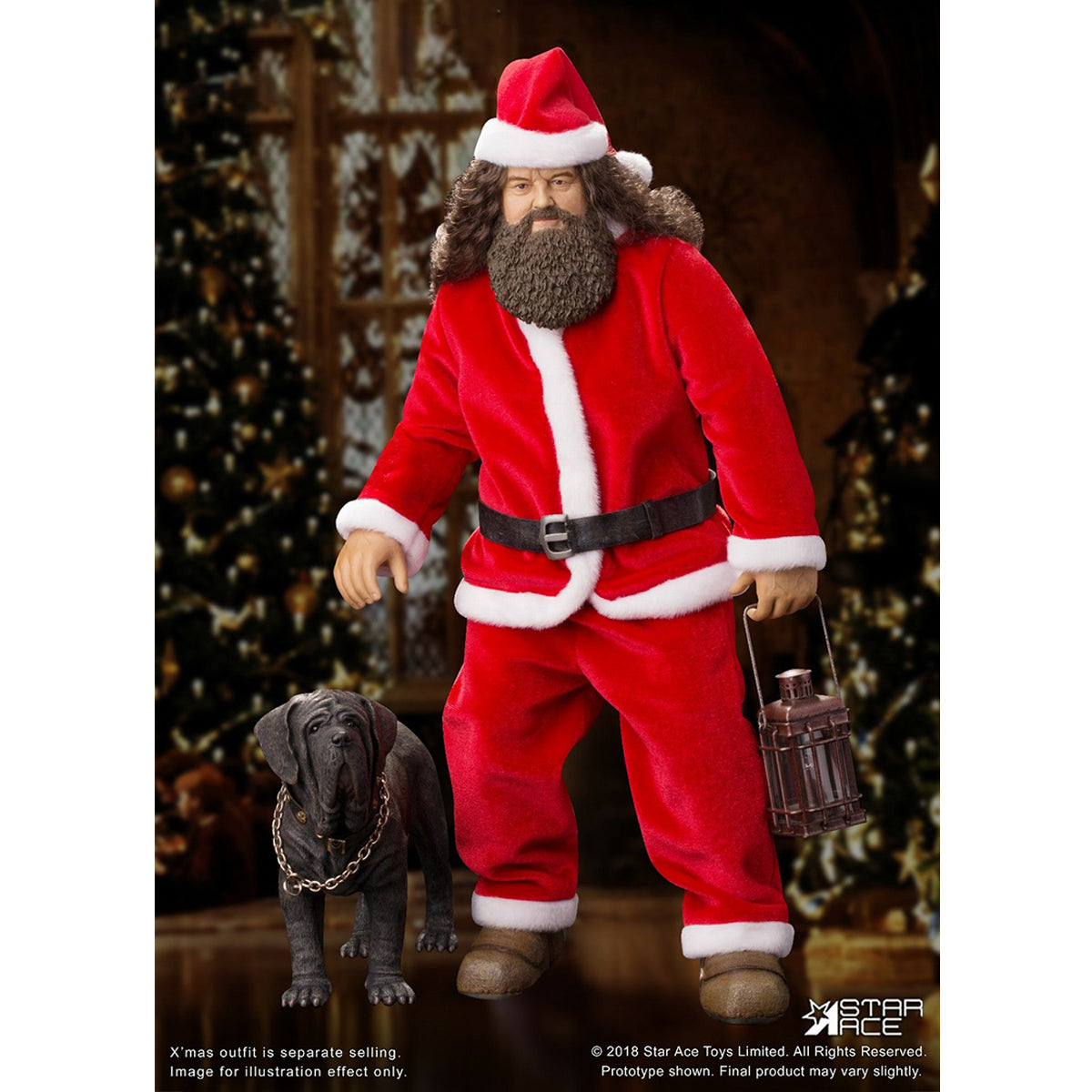 STAR ACE Toys Harry Potter: Hagrid Outfit Christmas Special Edition Accessory Pack