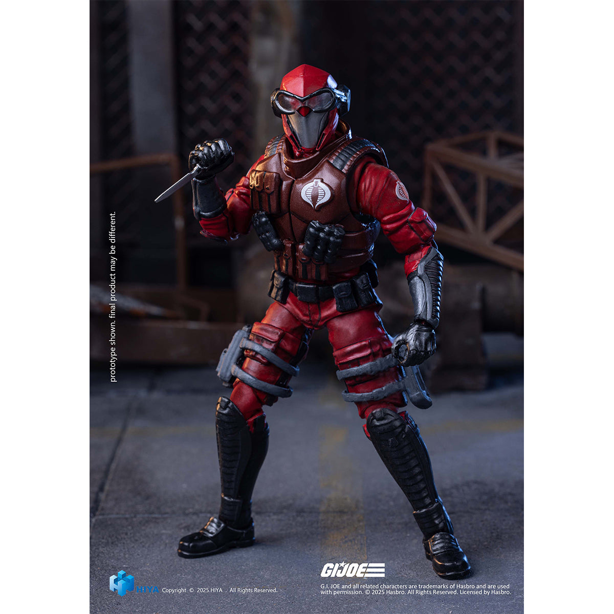 HIYA G.I.Joe Crimson Viper EMG0461 1/18 Scale Action Figure