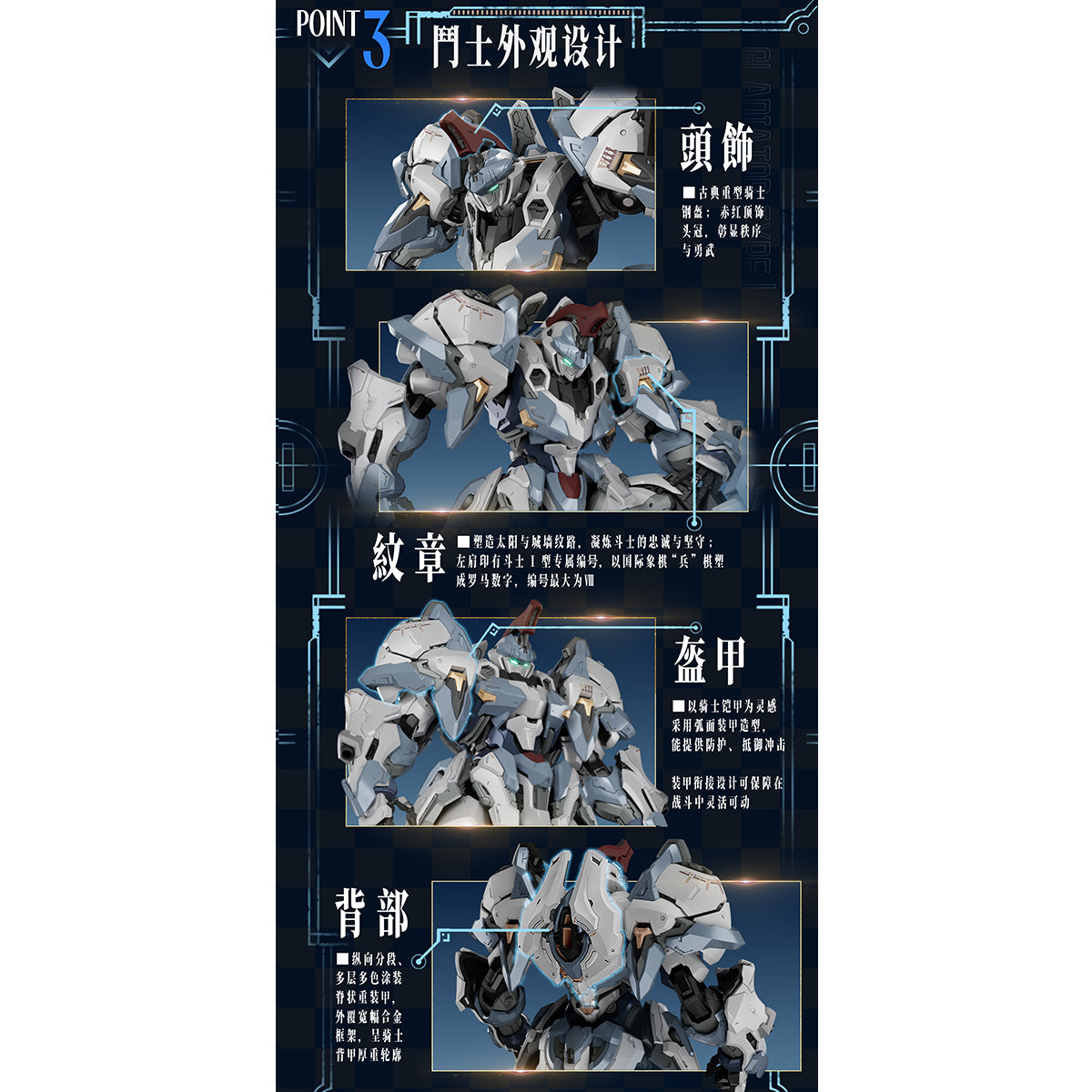 GS-TOYS AL-PAWN 01 Elderland Legion Gladiator Type I ASA Model Kit