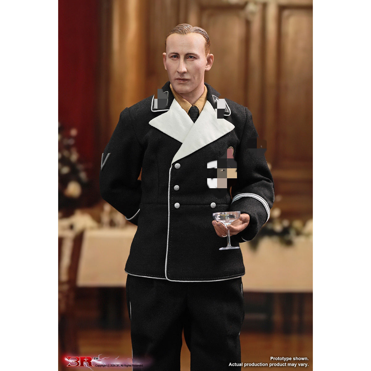 3R Reinhard Heydrich WWII German SS-General GM657 (Ceremonial Dresses Ver) 1/6 Scale Action Figure