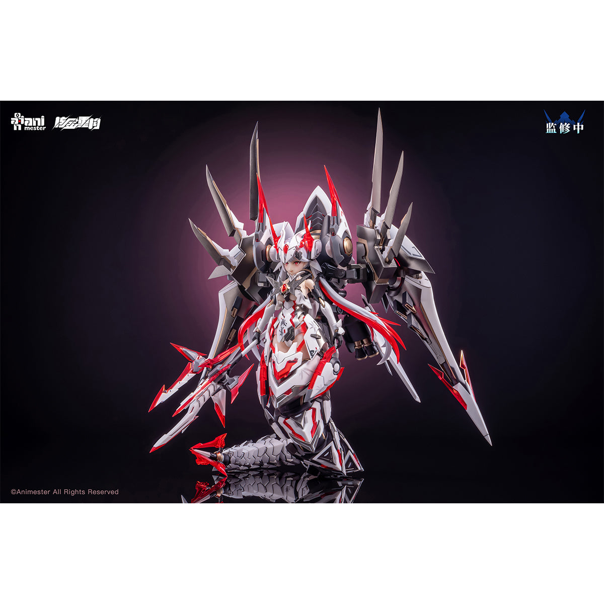 Nuclear Gold Reconstruction Polaris Star·White Polaris Star White Snake Mechagirl Kit 1/12 Scale Model Kit