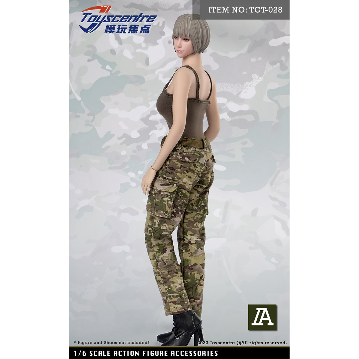 Toyscentre, Female Vest Pants Trousers Set, Doll Clothes Accessory for 12-inches Action Figurine