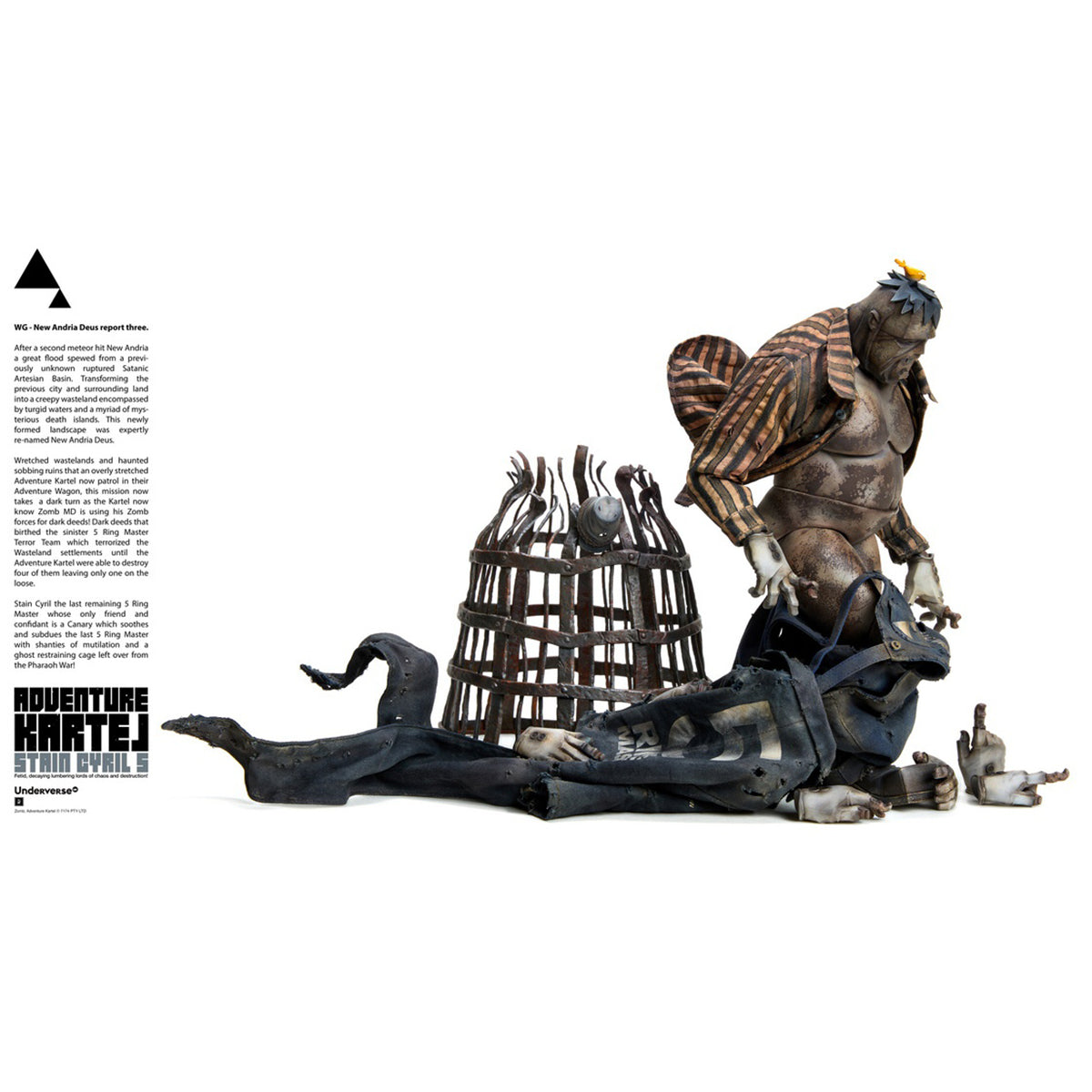 Underverse Stain Cyril Fat Zombie AK Series 1/6 Scale Action Figure