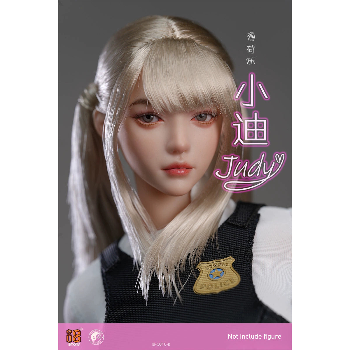 I8TOYS, Mint Flavor - Judy Head Sculpt and Costume Set, Accessory Pack for 12-inches Figure