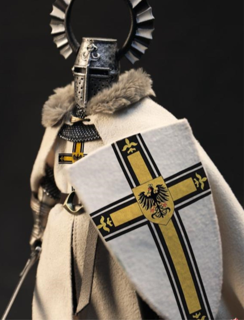 Fire Phoenix Collectible Action Figure: Medieval Teutonic Knights, 1:12 Scale Miniature Figurine FP015