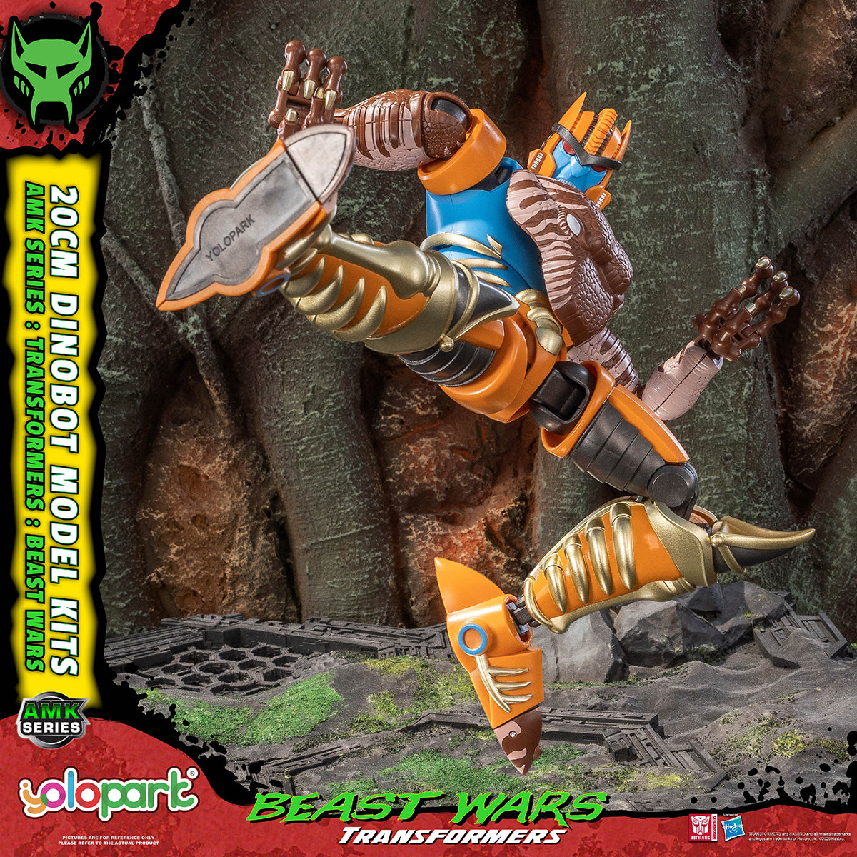 Yolopark AMK Series Transformers: Beast Wars - Dinobot AMKBWDB Pre Easy-Assembly Model Kits