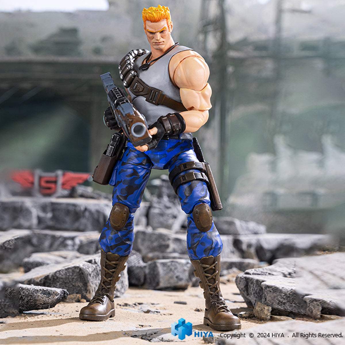 HIYA, Contra: Operation Galuga Exquisite Basic Series, Action Figure