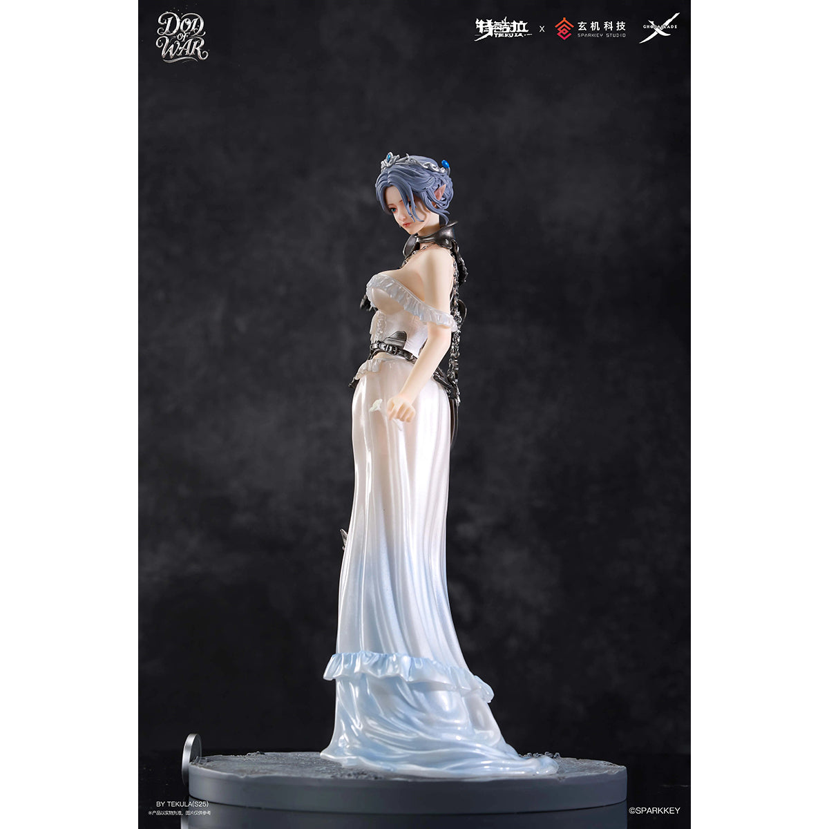 TEKULA, Ghost Blade Wlop Haifeng Smoke War God, Art Anime Statue