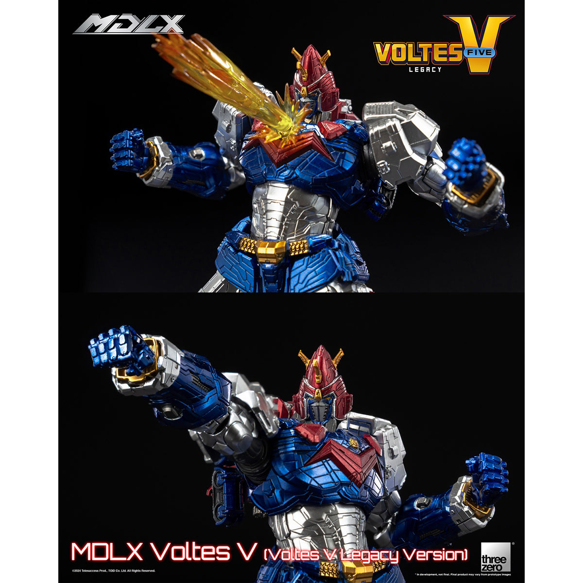 Threezero MDLX Voltes V Legacy Version 3Z06660A0 Action Figure