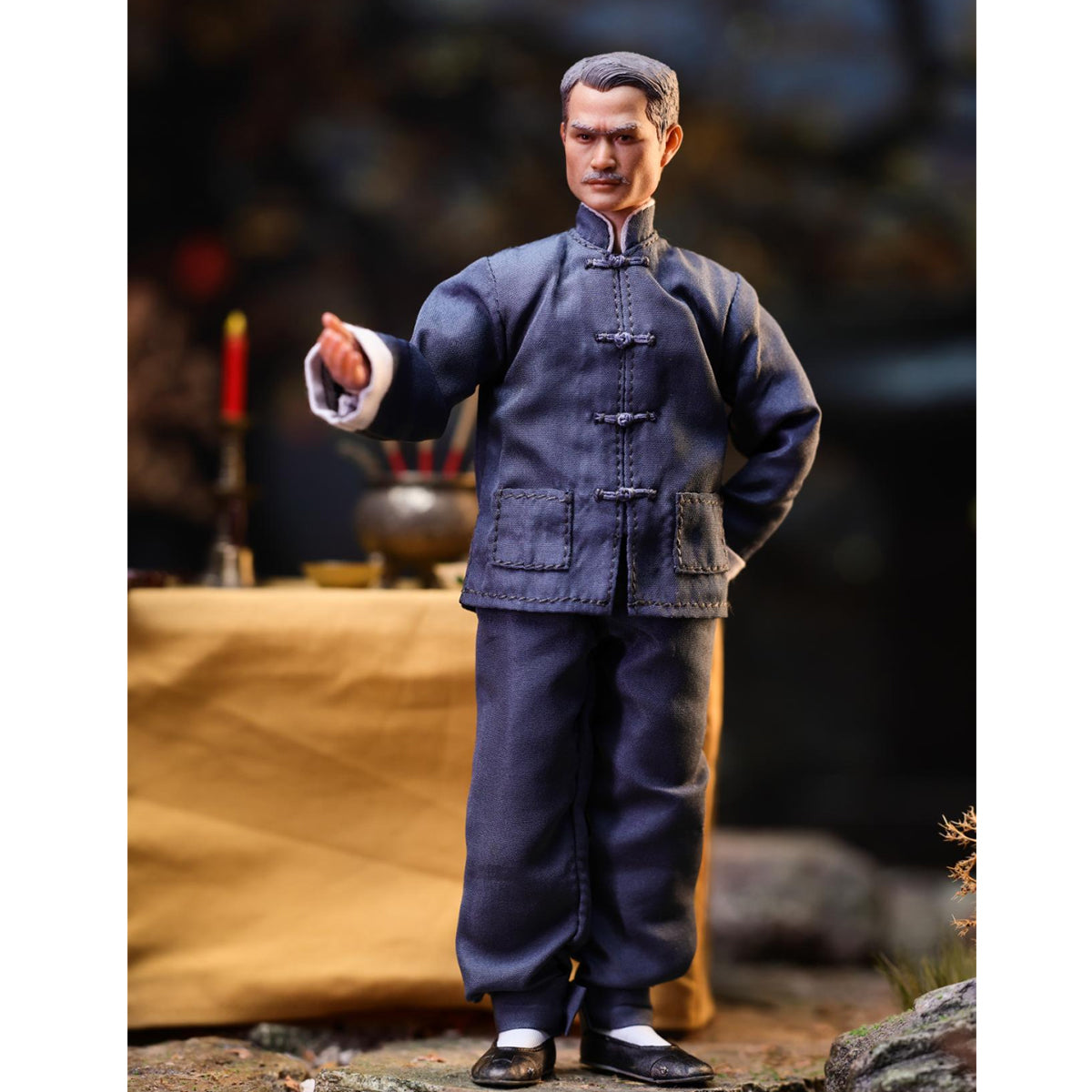 Mountain Studio Yellow Robe Hero Mr. Vampire Uncle Yingshu 1/12 Scale Action Figure
