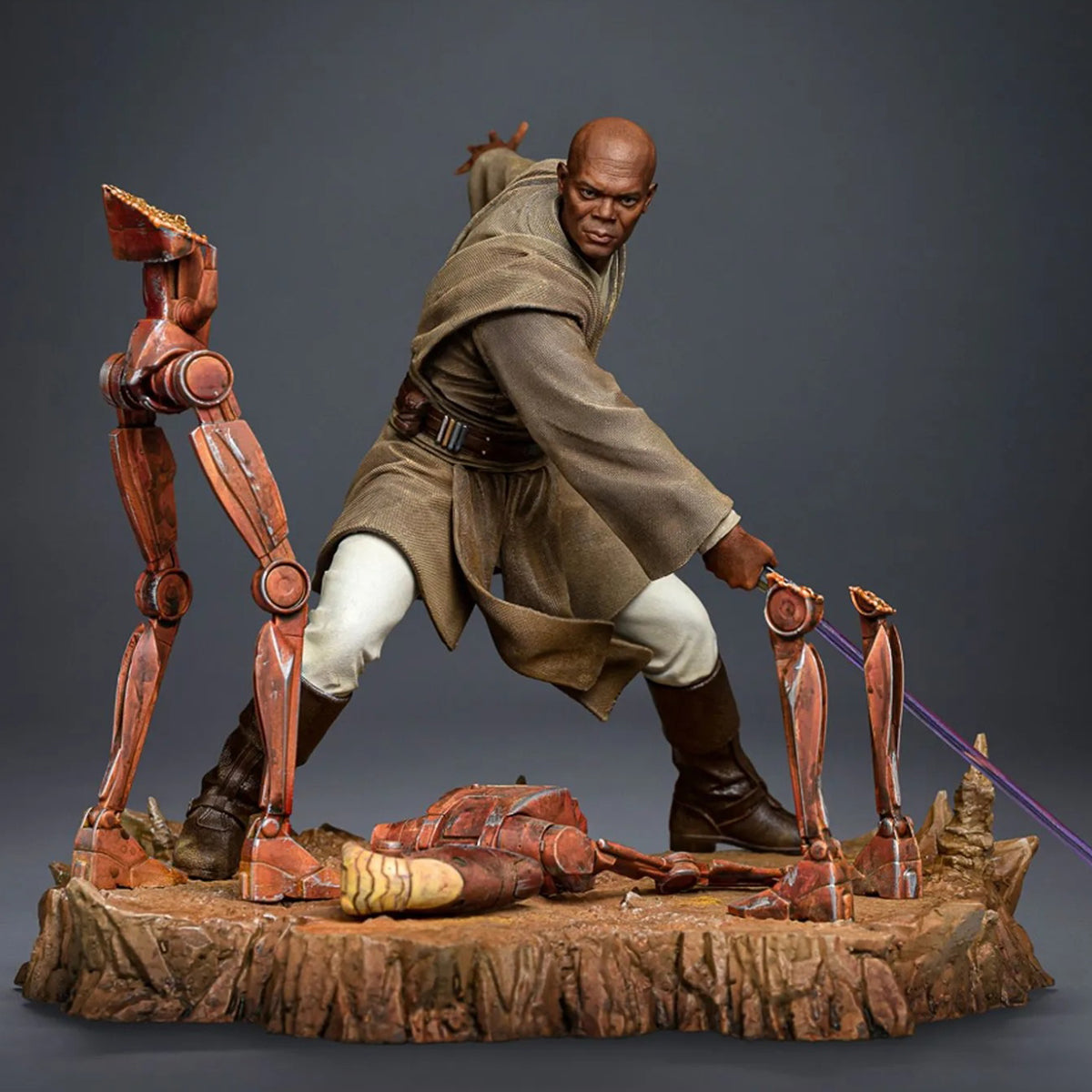Iron Studios, Star Wars Mace Windu, 1/10 Scale Art Figurine