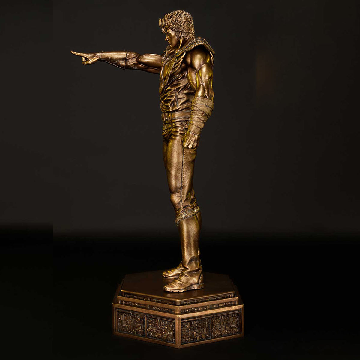 Prime 1 Studio Fist of the North Star Series, Kenshiro, Gold Version, Statue Figurine