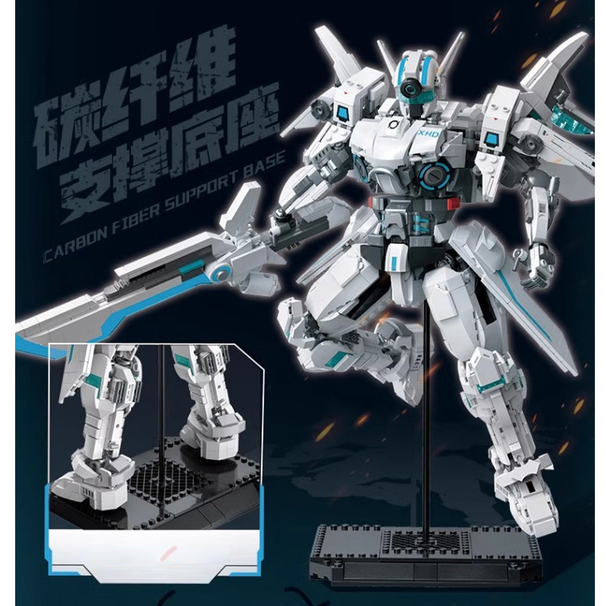 Fondjoy, Honor of Kings: Lv Bu/Xiahou Dun/Zhao Yun/Mozi/Kai/Hou Yi/Dun Shan/Sun Wukong, Assembly Model Kits