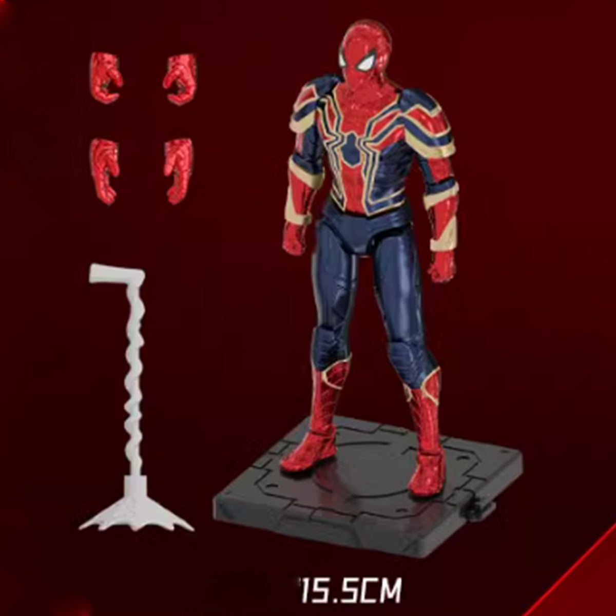 (Only Shipped to the US) Fondjoy 1/12 Scale Infinity Saga Iron Spider MV24103 Assembly Model Kits Comic Series Age 15+