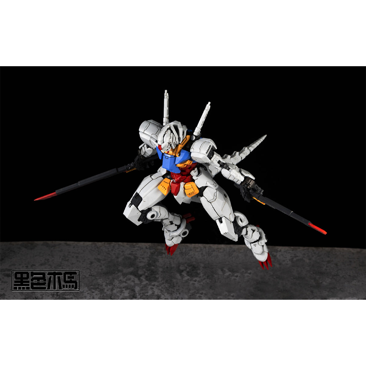 Black Trojan, Beast Machine Steel Cable Double Antenna Style., 1/100 Scale Model Kits Assembly