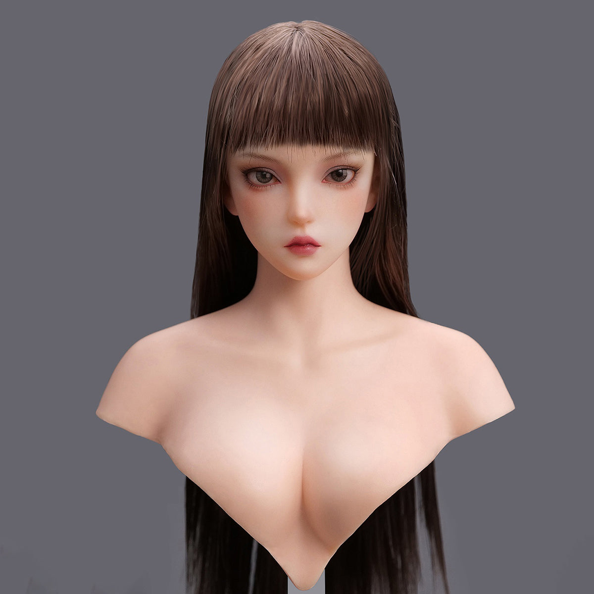 Escultura de cabeza femenina asiática con ojos móviles de YMTOYS - Xiaonan (Versión D) para figuras