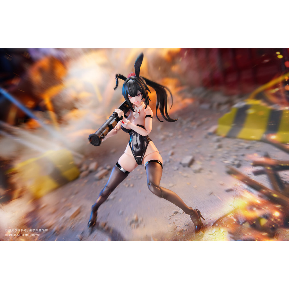 Sushing Rabbit Rapid Response Squad Assault Specialist LUNA 1/12 Scale Action Figure