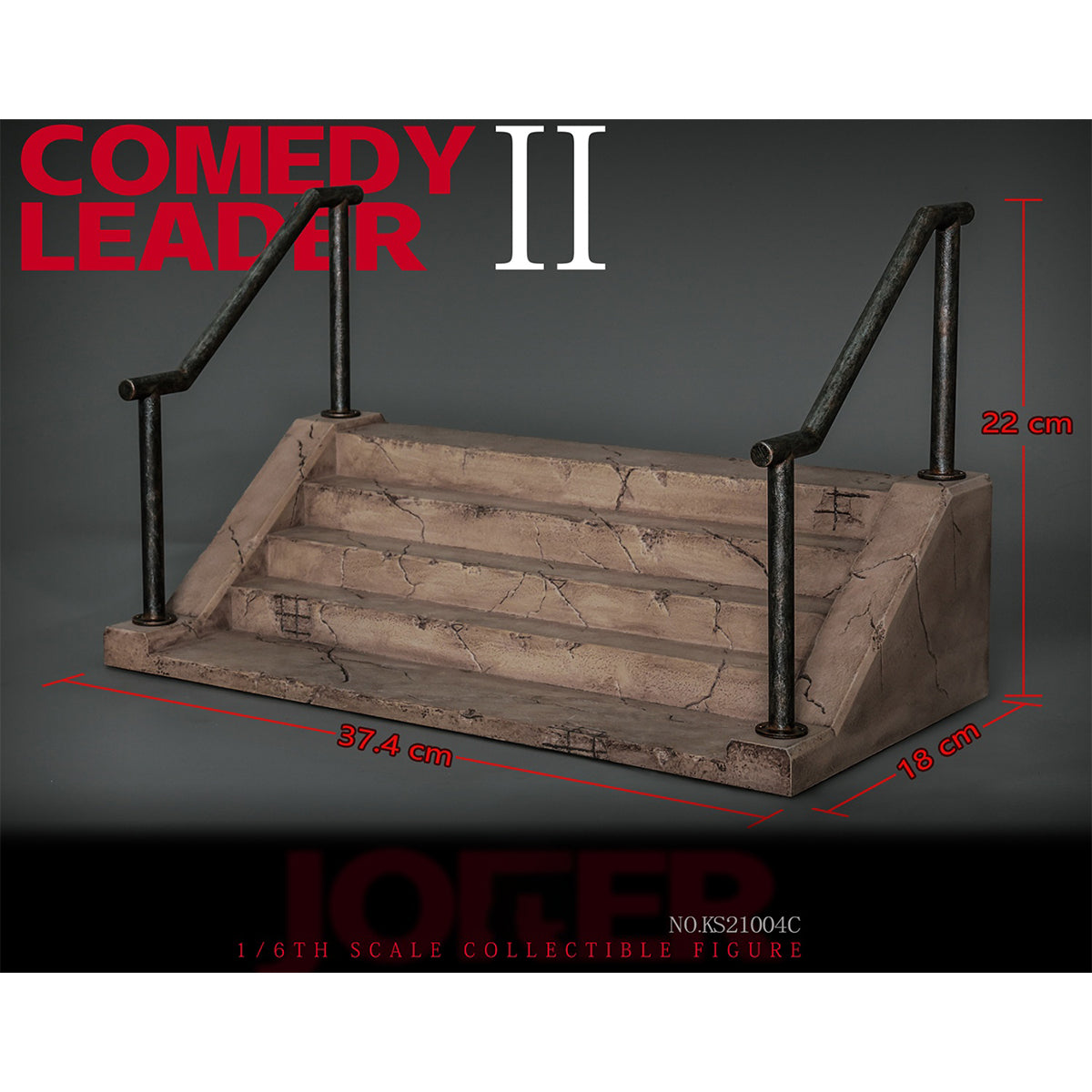 KSTOYS Comedy Leader II & Stair Base Action Figures