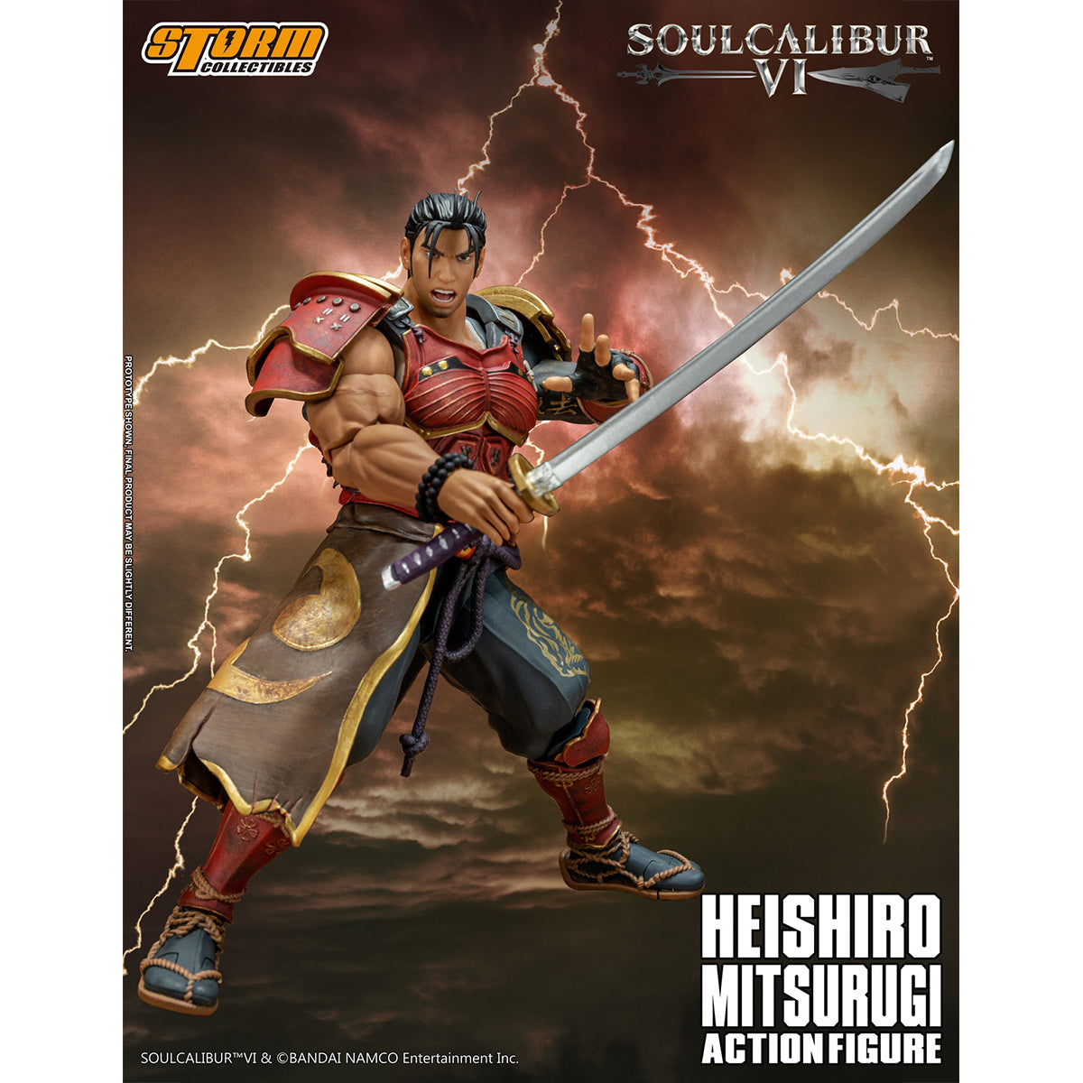 Storm Collectibles SOULCALIBUR VI: HEISHIRO MITSURUGI 1/12 Scale Action Figure