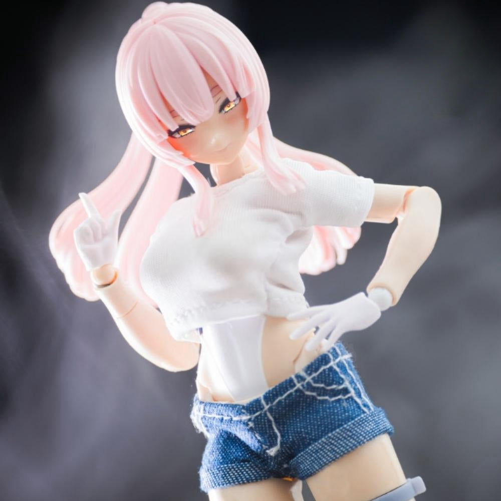 Vêtements de poupée KOTOBUKIYA C-010 échelle 1/12 : vêtements en jean pour figurine de collection de 15 cm