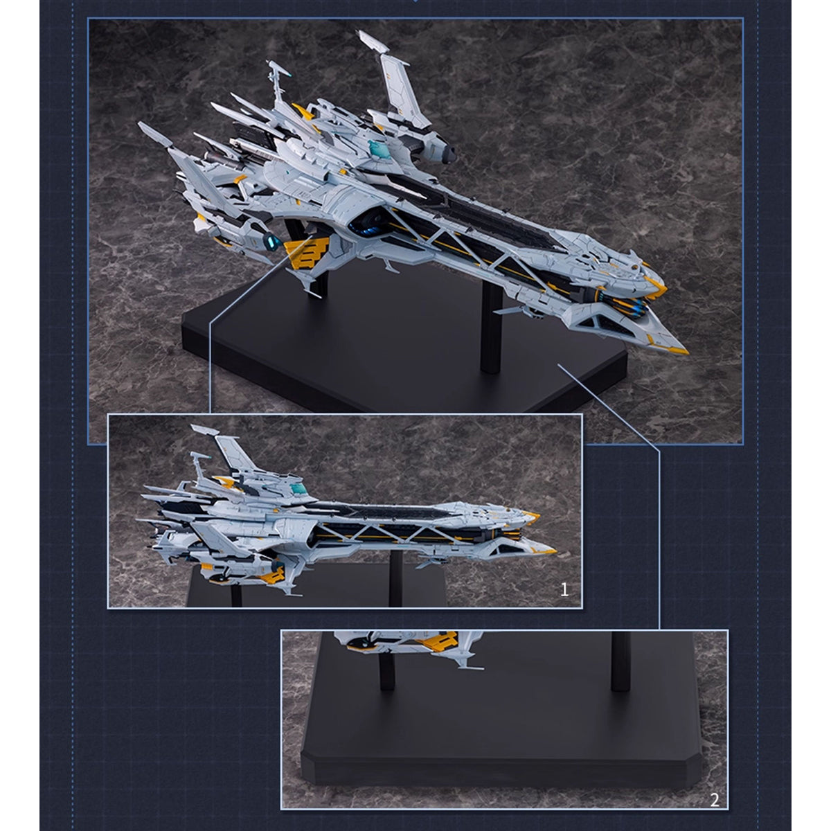 PLANETRING INDUSTRY HK001 Honkai Impact 3rd Hyperion 1/2000 Scale Finished Model Figure Assembly Model Kits