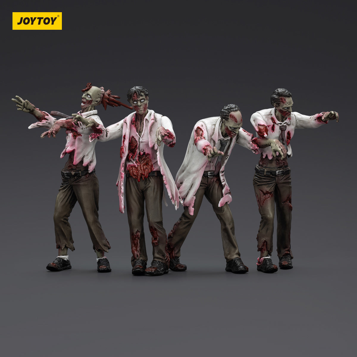 (Only Shipped to the US) JOYTOY 1/25 Dark Source Zombie Figure Scientists (Male) JT01604 Action Figures