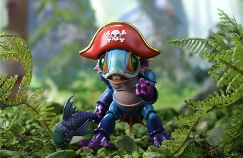 Figura coleccionable de Hero Toys: Murky, figura de acción en miniatura azul XYXDRKLS