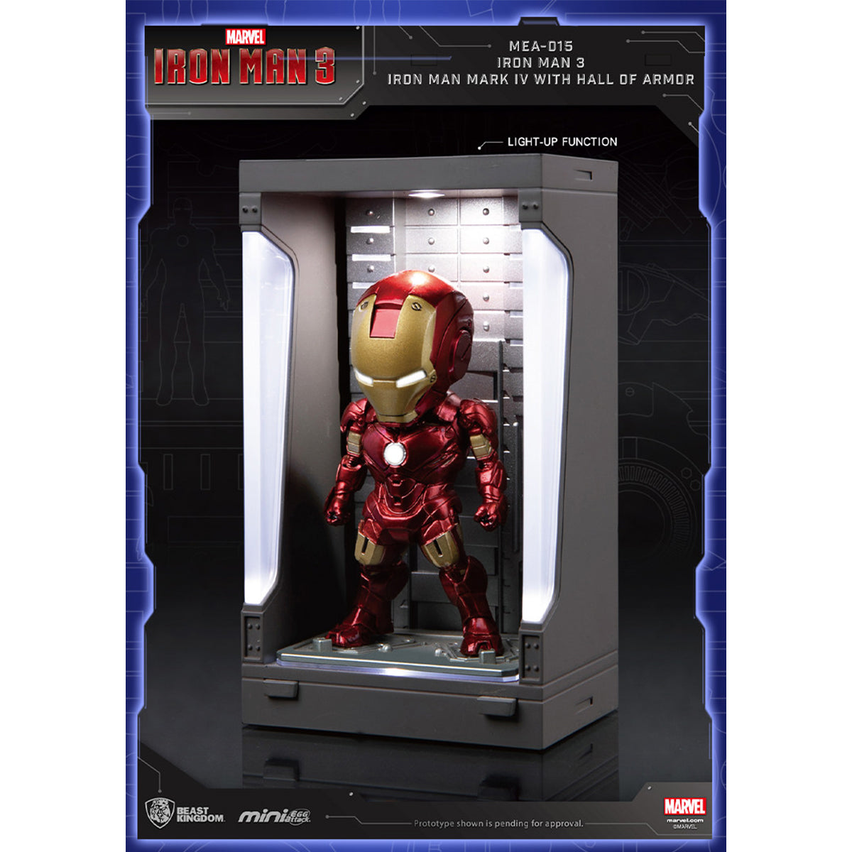 Beast Kingdom Iron Man 3 /Iron Man with Hall of Armor Blind Box (Single Box)