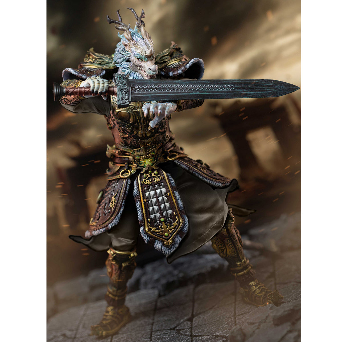 FancyRealm 28 Chinese Zodiac Constellations Kangjing Loong FJ-1B01 1/12 Scale Action Figure