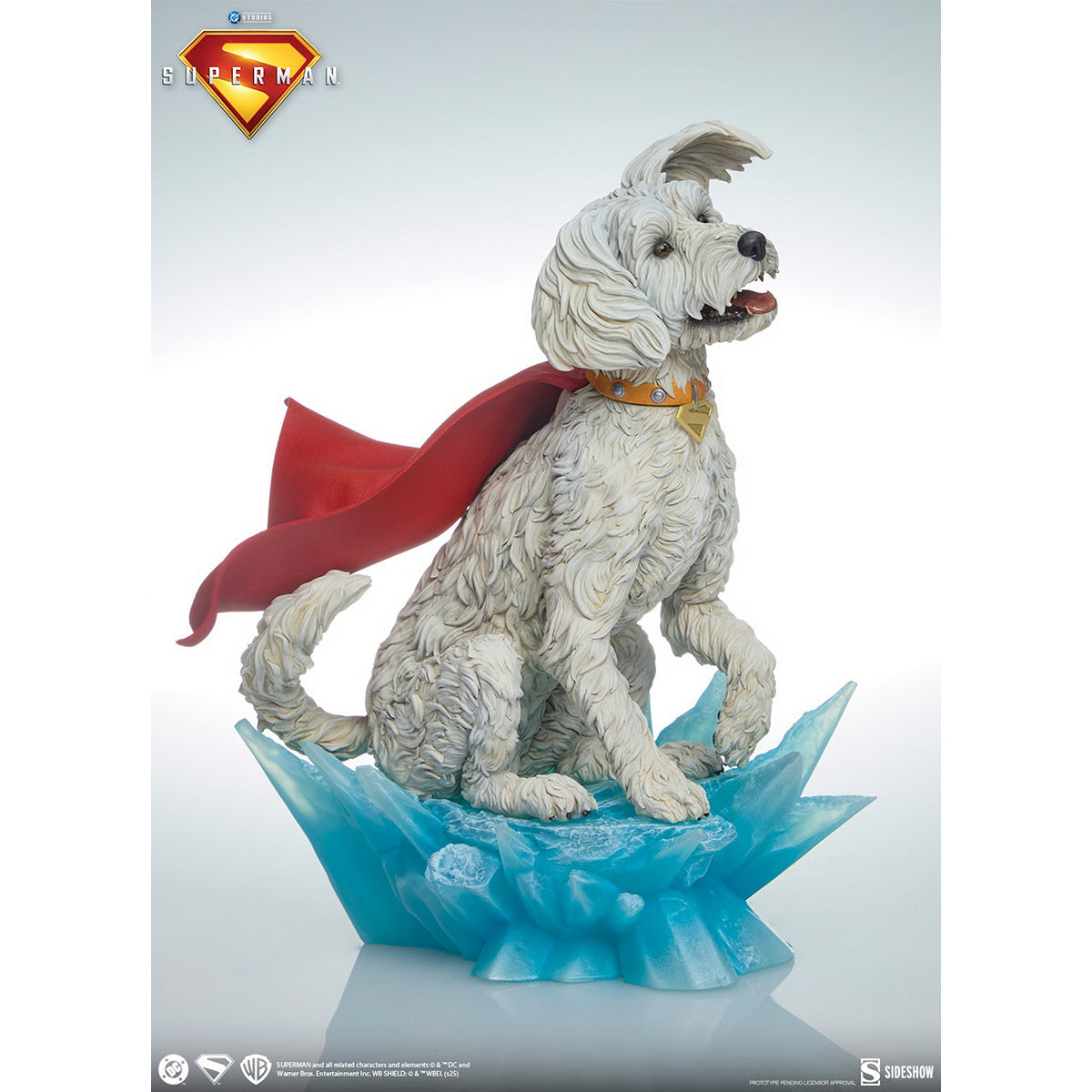 Sideshow, New Movie Version Krypto/Superman, Art Statue