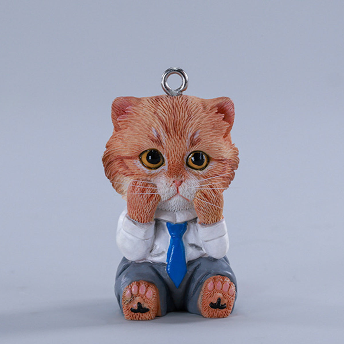 JXK&small, Drowsy Mew, Static Cat Animal Figurine