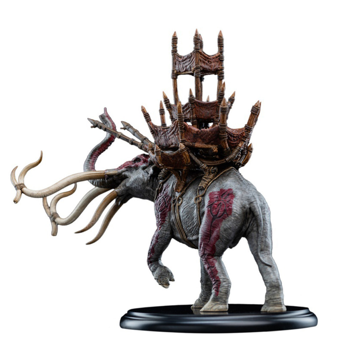Estatua de arte Mumak de la trilogía de El Señor de los Anillos del Taller WETA